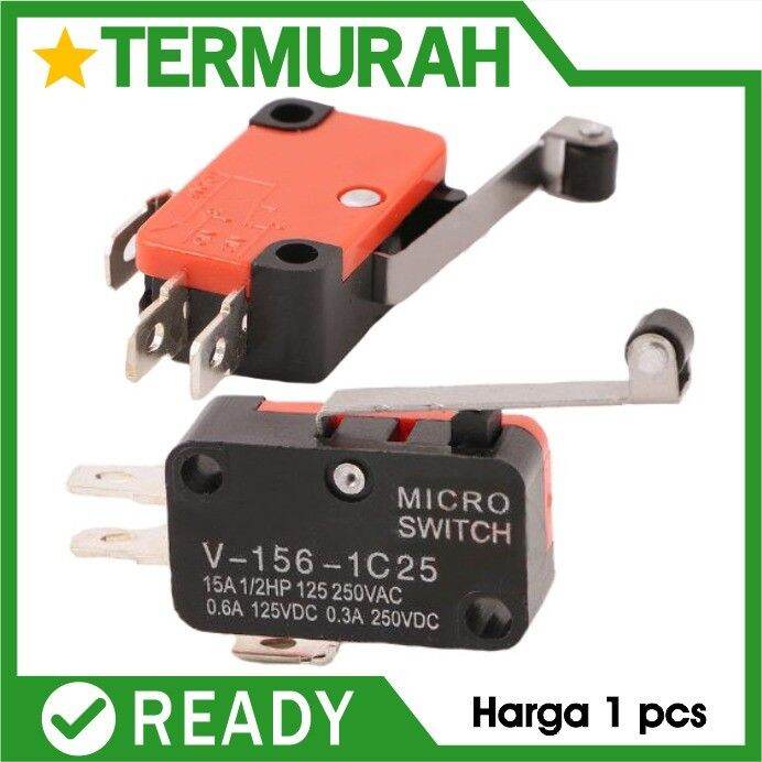 Micro Limit Switch Roller Hinge Gagang V C V A Pin Long