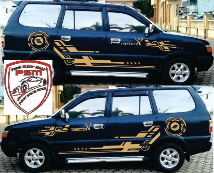 Cutting Sticker Stiker Mobil List Stripe Kijang Grand Kijang Super