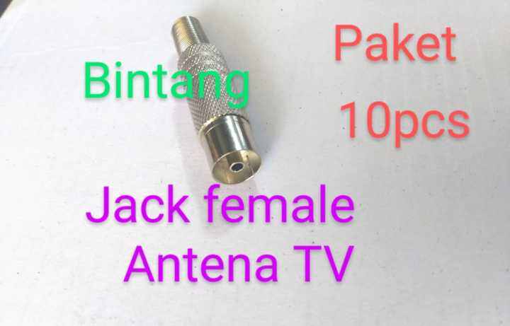 Paket Pcs Jack Cewek Female Jack Connector Konektor Colokan