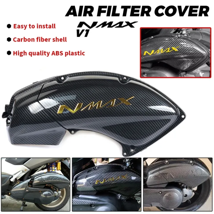 YAMAHA Nmax V1 Air Filter Cover For Nmax V1 Carbon Fibre Lazada PH