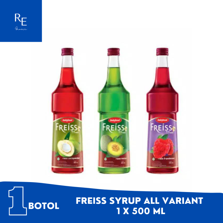 Grosir Freiss Freis Syrup Sirup Indofood Botol Coco Pandan Melon