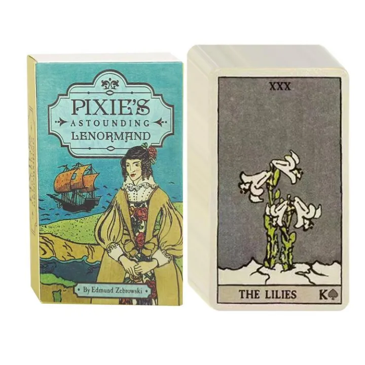 English Version Pixies Astounding Lenormand Tarot Oracle Cards Deck