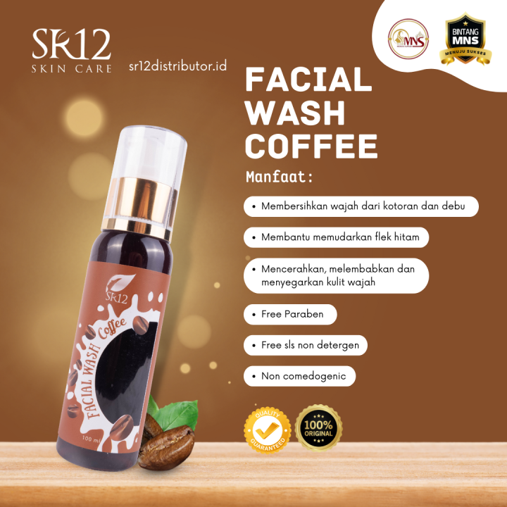 Facial Wash Coffee Sabun Wajah Sabun Kopi Membantu Mengurangi Flek