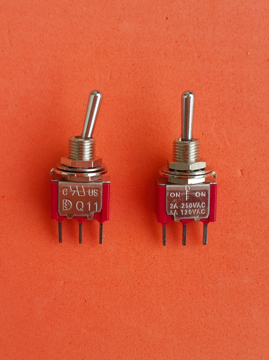 1pc Q11 SPDT Miniature Toggle Switch 3 Way On Off On Taiwan Majestic