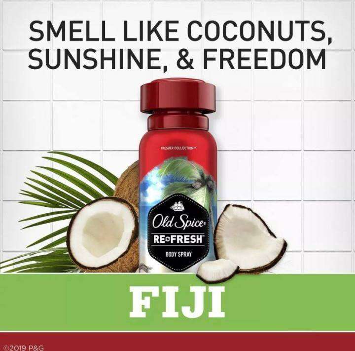 Old Spice Fiji Re Fresh Body Spray Collection G Lazada Ph