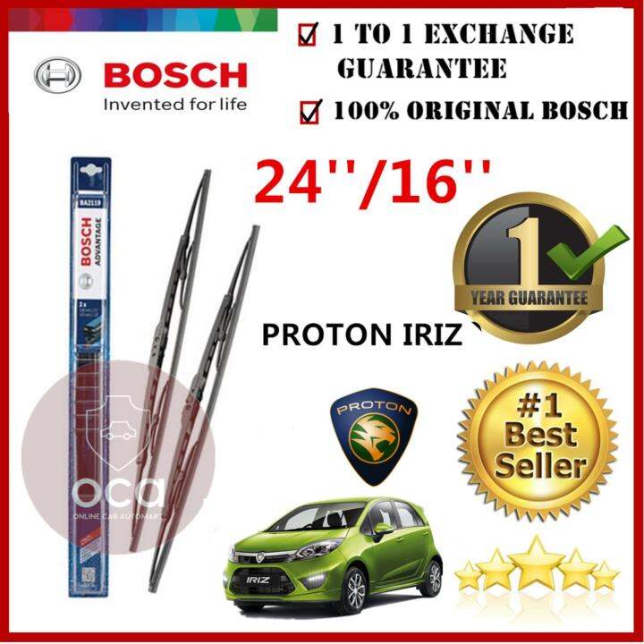 Proton Iriz Bosch Advantage Wiper Blade Set Compatible Only With