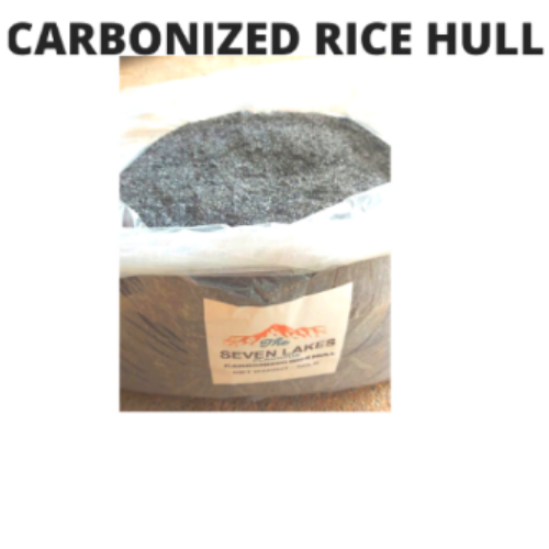 Pure Organic Carbonized Rice Hull Sunog Na Lupa Kilo Grams