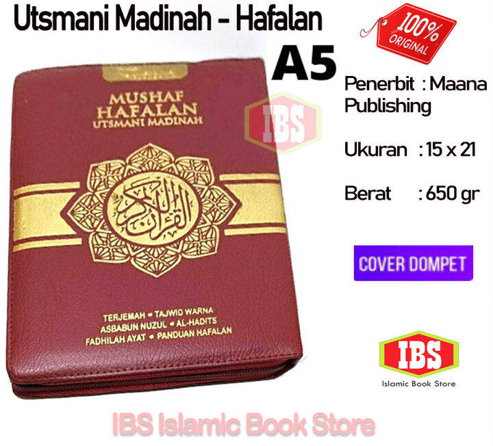 Al Quran Hafalan A A Resleting Mushaf Utsmani Madinah Terjemah