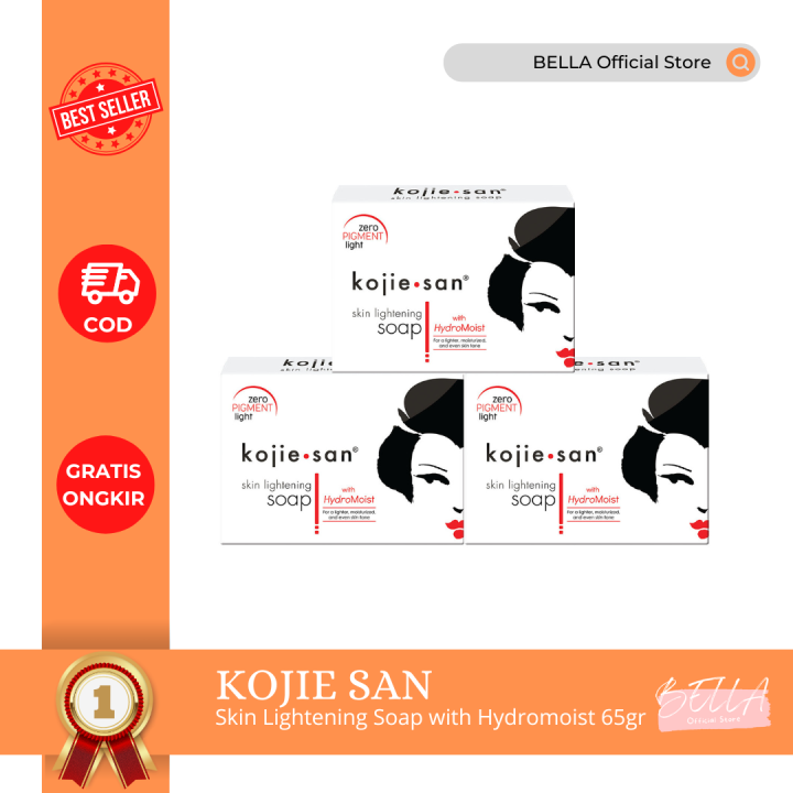 KOJIE SAN Skin Lightening Soap With Hydromoist 65 Gr BELLA