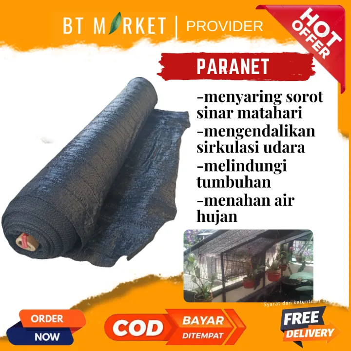 Paranet 85 Persen Lebar 3 Meter X Panjang Per Meter Lazada Indonesia