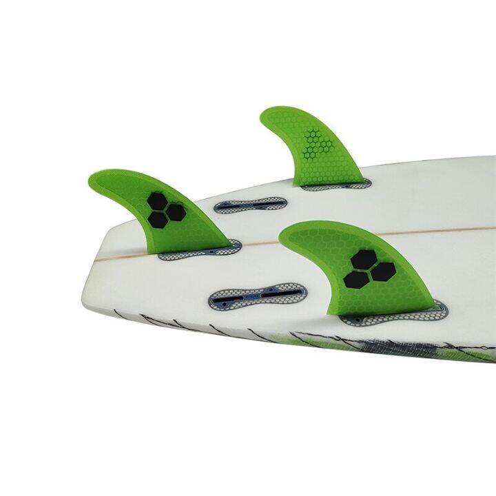 Surfboard UPSURF FCS 2 Fin Thruster G7 Double Tabs 2 Fin Tri Fin Set