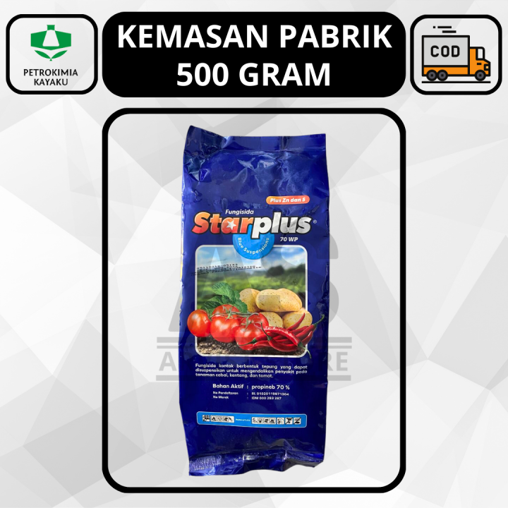 Fungisida STARPLUS 70 WP 500 Gram Bahan Aktif Propineb 70 Lazada