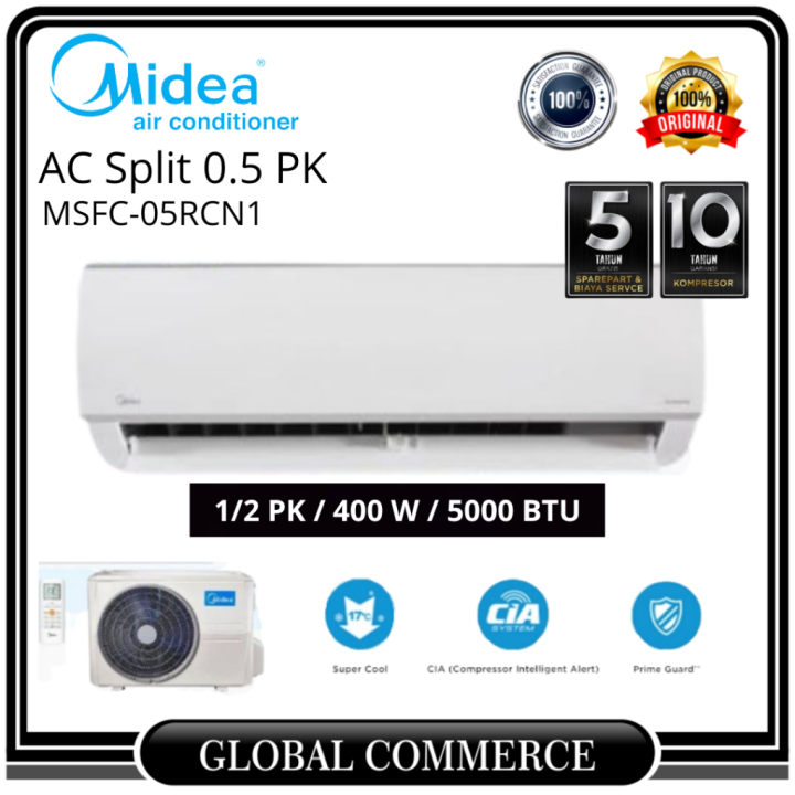 Midea Ac Split Msfc R Pk Msfc Crn Pk Lazada Indonesia