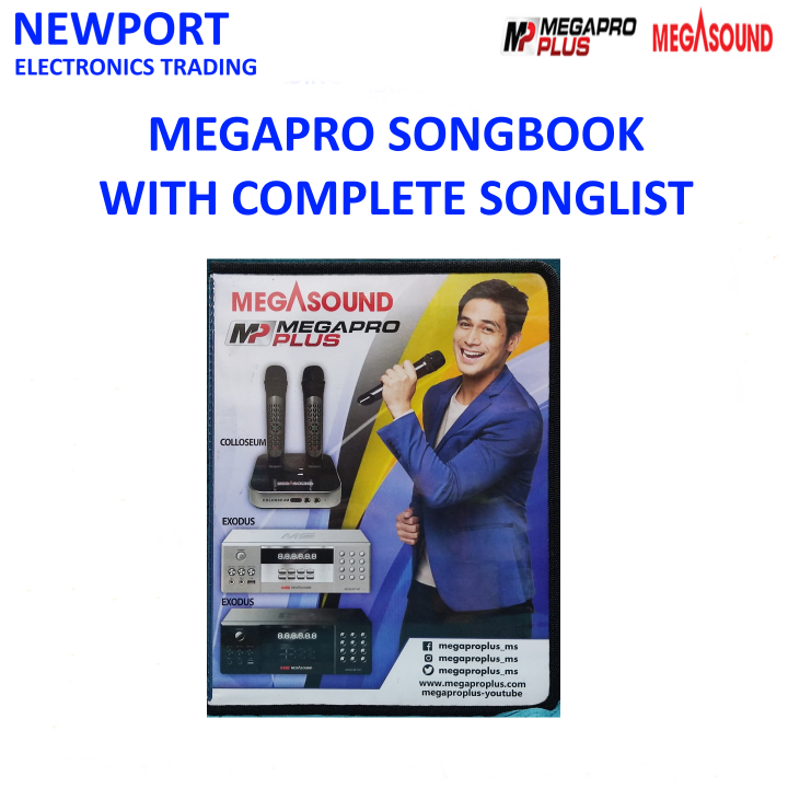 Megapro Plus Megasound Songbook With Complete Songlist No CD Lazada PH