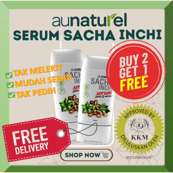 Serum Sacha Inchi Sakit Sendi Saraf 100ml AU Naturel HQ Lazada