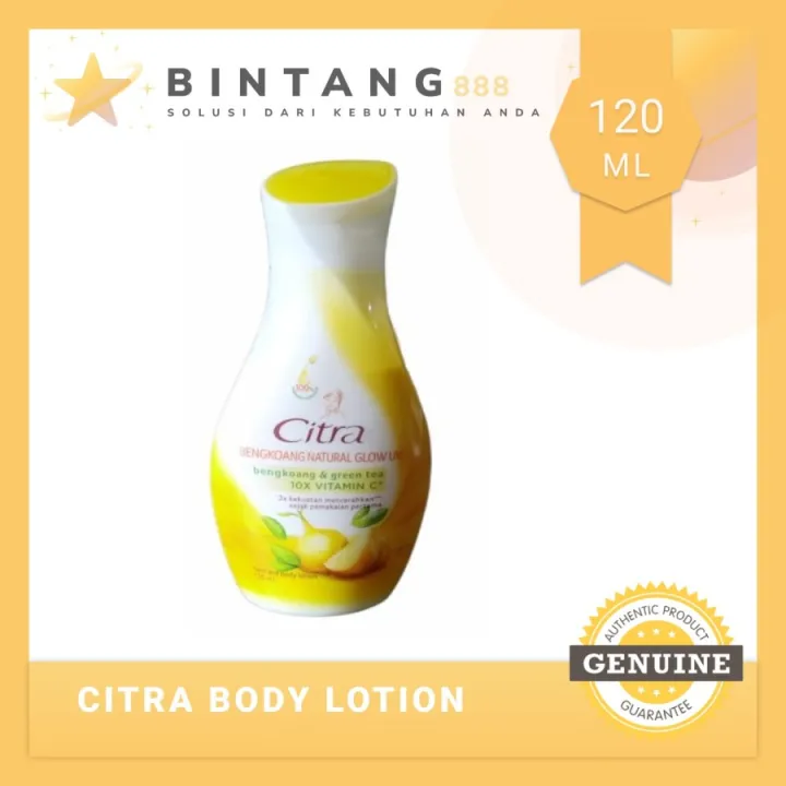 Ml Citra Hand Body Lotion Bengkoang Natural Glow Uv Ml Lazada