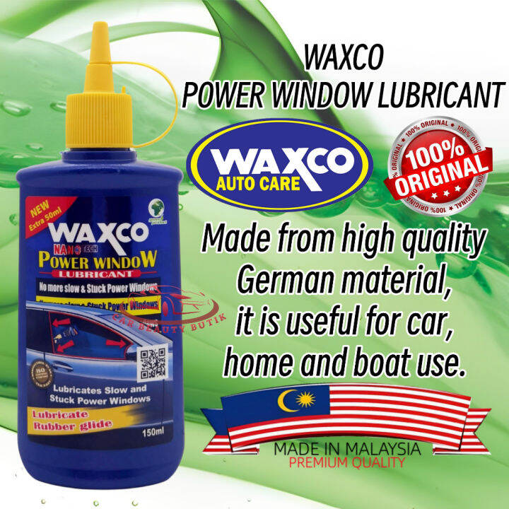 WAXCO Power Window Lubricant 150ml Lazada