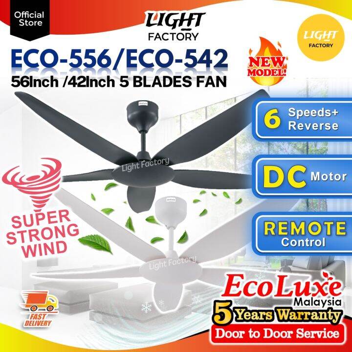 Newecoluxe Eco Eco Dc Motor Ceiling Fan With Speeds