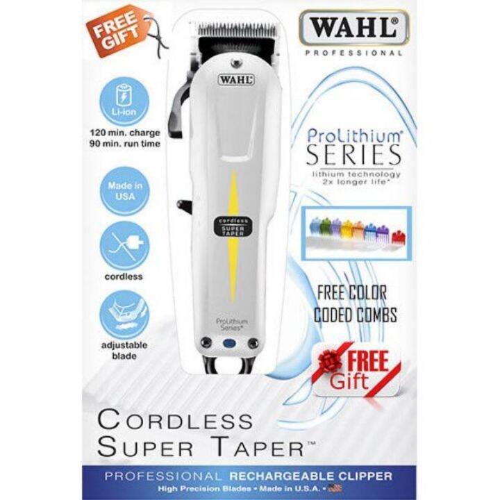 New Original Wahl Pro Lithium Series Cordless Super Taper Professional