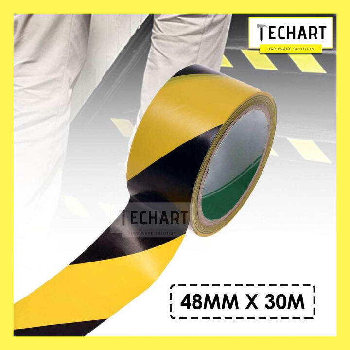 Floor Tape Mm X M Floor Safety Caution Warning Tape Pvc Floor