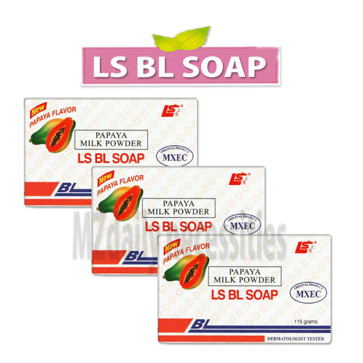 Set Of Ls Bl Papaya Milk Powder Soap G Lazada Ph