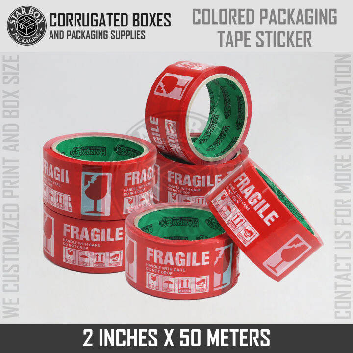 Starbox Fragile Stickers Tapes Label And Colored Packaging Tape 2