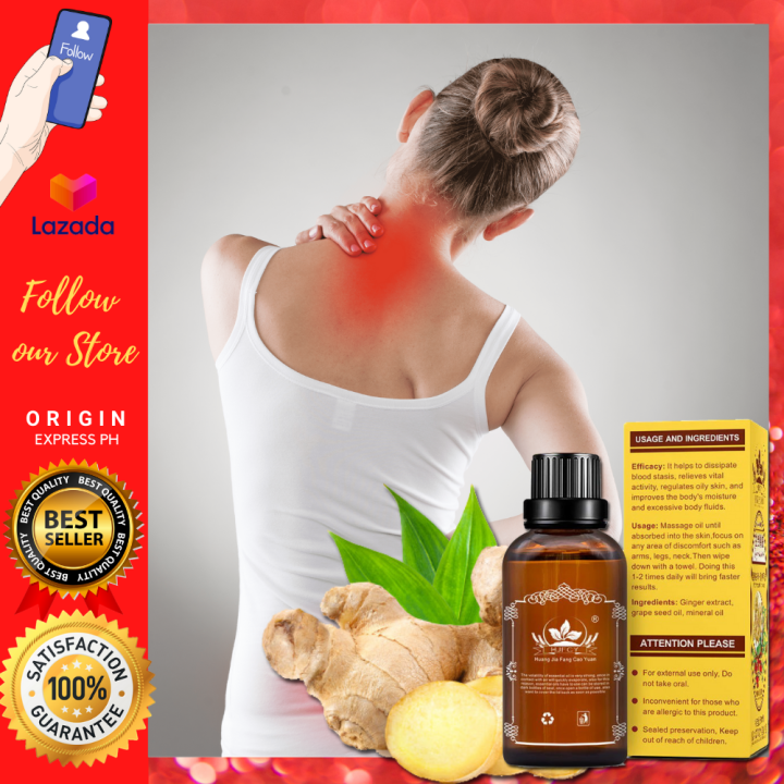 Oil Ginger Body Massage Original Hot Massage Pro Pure Plant