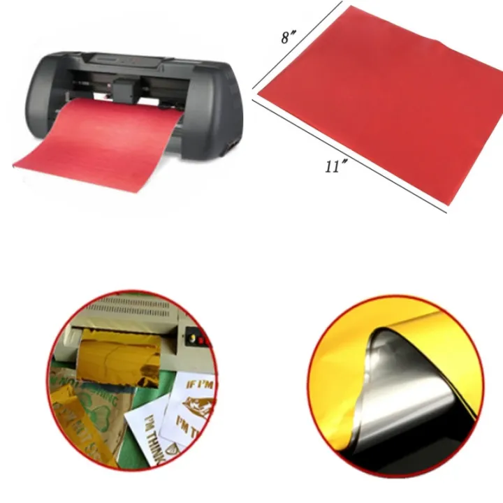 X Gold Sliver Red Hot Stamping Transfer Foil Paper Laminator