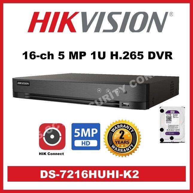 Cod Hikvision Ds Huhi K S Turbo Hd Dvr Ch Up To Mp Mp Lazada Ph