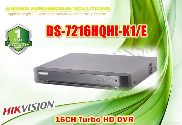 Ds Hqhi K E Ch Turbo Hd Dvr Hikvision Lazada Ph