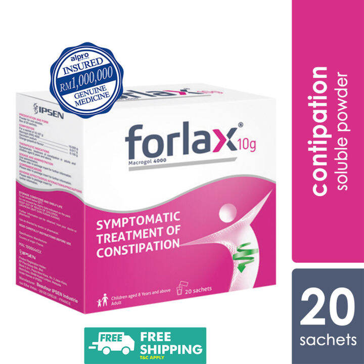 Forlax For Constipation Relief 10g X 20s Lazada