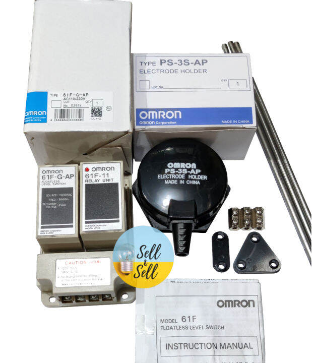 1 SET MURAH Water Level Control Omron 61F G AP Paket Lengkap WLC