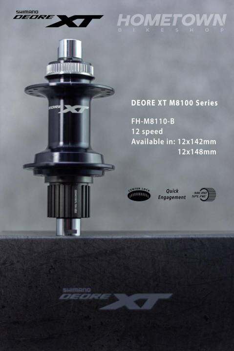 Shimano Deore XT FH M8110 B 148mm 32H 12 Speed Microspline Rear Hub