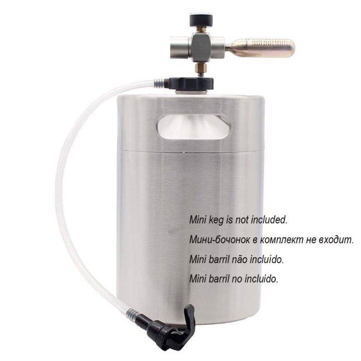 Mini Keg Basic Tap Kit เครองจาย Growler แบบพกพา Homebrew Beer