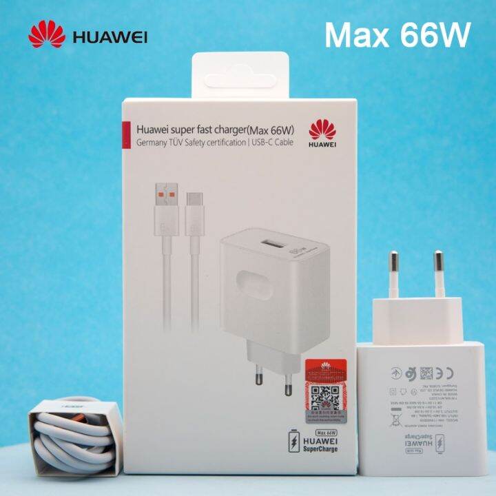 Original Huawei Charger W Fast Charge Adapter Supercharge Usb A Type