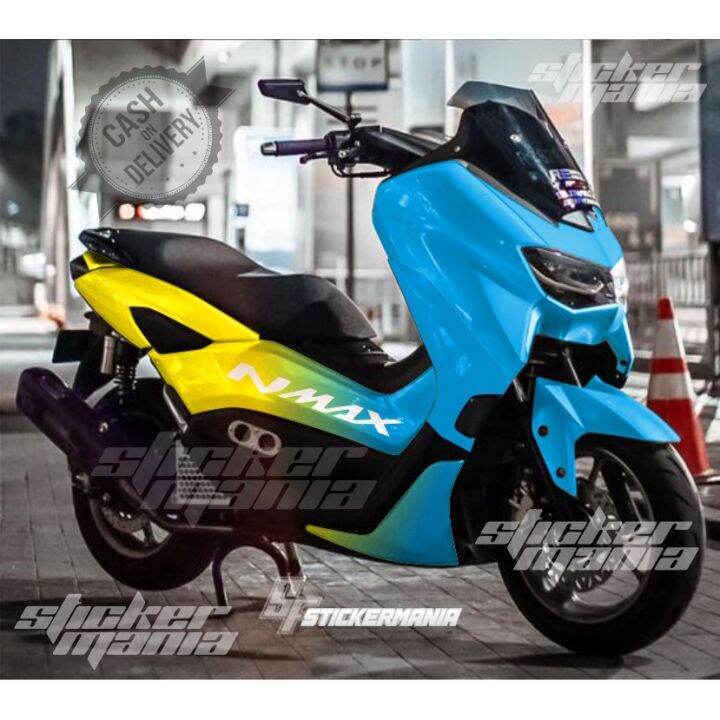 Decal Sticker Motor Yamaha Nmax New Motif Grafis Gradasi Full Body