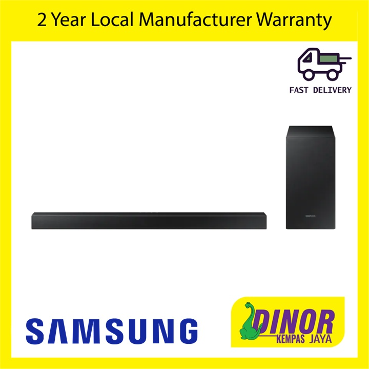 Samsung T Ch Soundbar With Wired Subwoofer Game Mode Hw T Xm