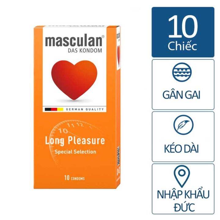 Bao Cao Su C Gai K O D I Th I Gian Masculan Long Pleasure Ch Nh