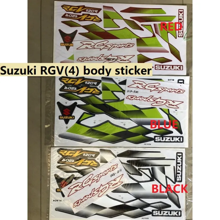 Suzuki RGV 4 Body Sticker Stripe Lazada