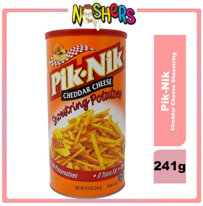 Noshers Pik Nik Cheddar Cheese Shoestring Potatoes 241g Lazada PH