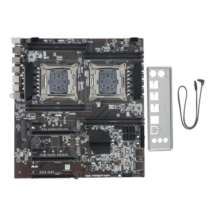 X99 Dual Socket Motherboard Mining Motherboard LGA 2011 3 Dual CPU DDR4