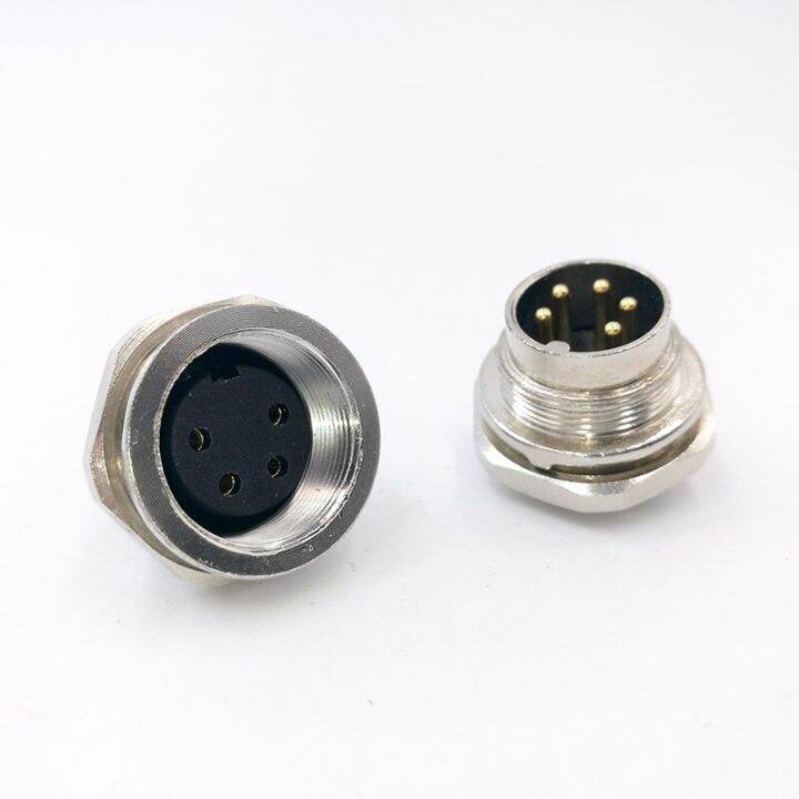 Sensor Connector M Flange Socket Male Female Panel Back Mount