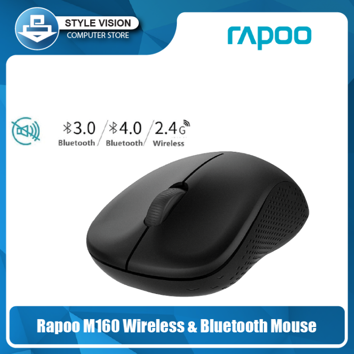 Rapoo M160 Silent Multi Mode Wireless Mouse Lazada