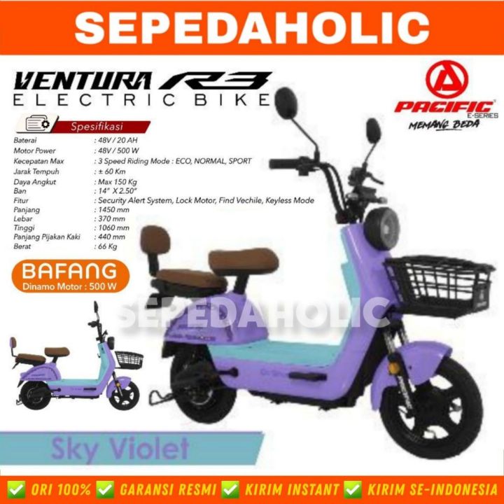 Sepeda Listrik Pacific Ventura R Watt Electric E Bike Lazada