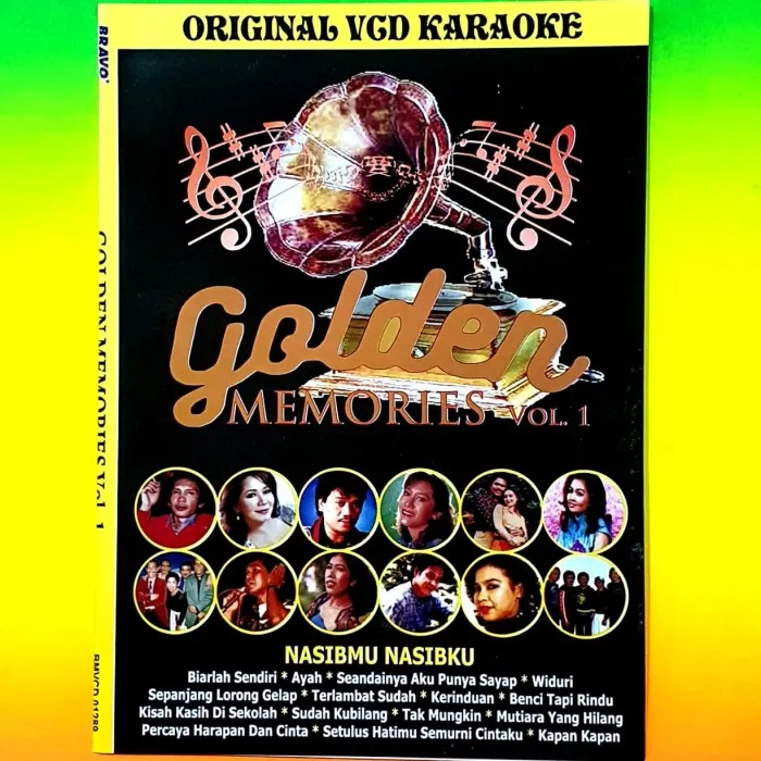 Kaset Vcd Vidio Karaoke Lagu Golden Memories Lagu Kenangan Lazada