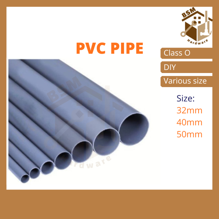 Bsm Sell By Feet Pvc Pipe Grey Pipe Nipis Paip Air Pvc Kelabu Pvc