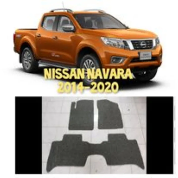 Nissan Navara Nomad Rubber Carmat With Piping Navara Np