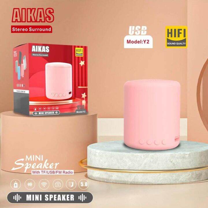 AIKAS Y2 Wireless Bluetooth Speaker Super Volume TWS Bluetooth Speaker