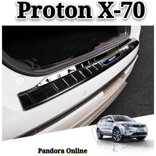 PRE ORDER Proton X70 X 70 Rear Guard Bumper Protector Stainless Steel