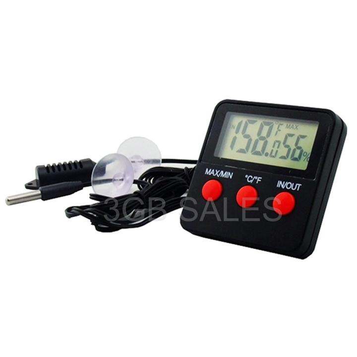 Easy To Read Reptile Tank Egg Incubator Digital Thermometer